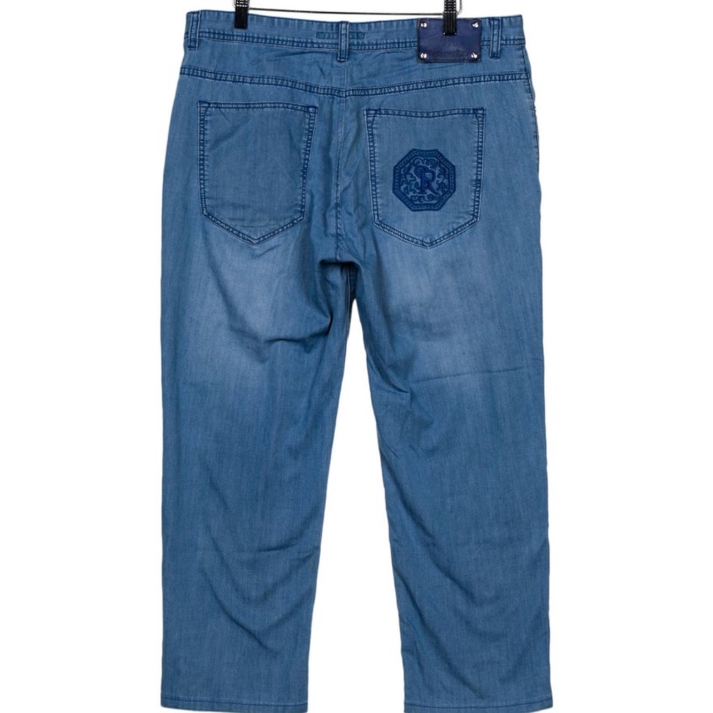 Stefano Ricci High-Rise Straight Leg Jeans